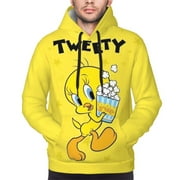 Unisex Men'S And Women'S Tweety Bird Hoodies 3d Fashion Digital Print Cartoon Pullover Hooded Sweatshirts With Pockets